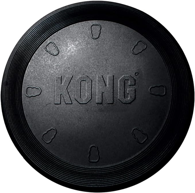 KONG Extreme Flyer - Durable Rubber Dog Toy - Soft Dog Frisbee & Flying Disc for Fetch & Retrieve - Frisbee for Hyper Pets & Dogs