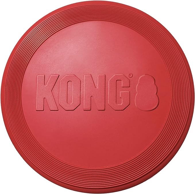 KONG - Flyer - Durable Rubber Flying Disc Dog Toy