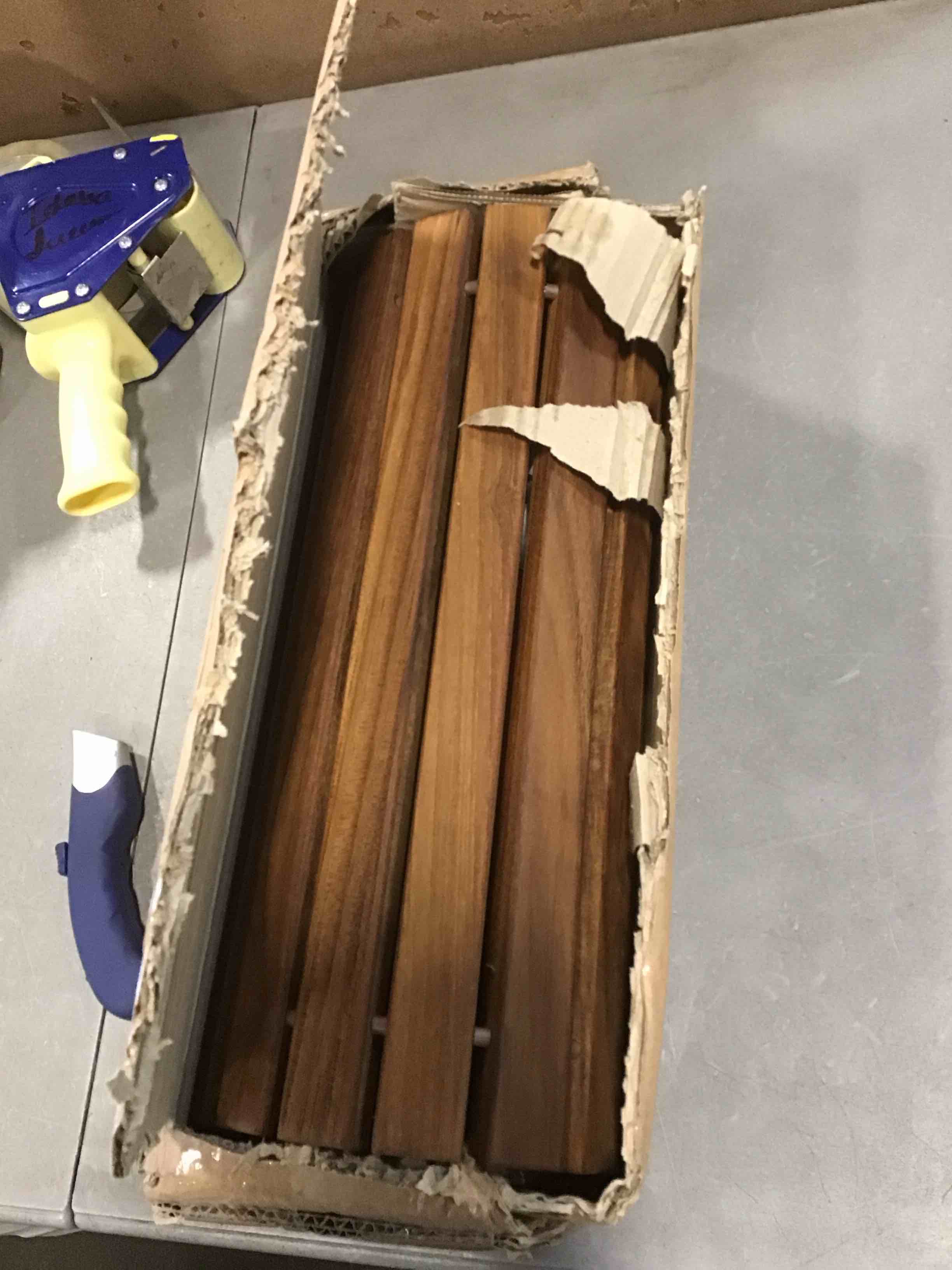 teak string mat 
