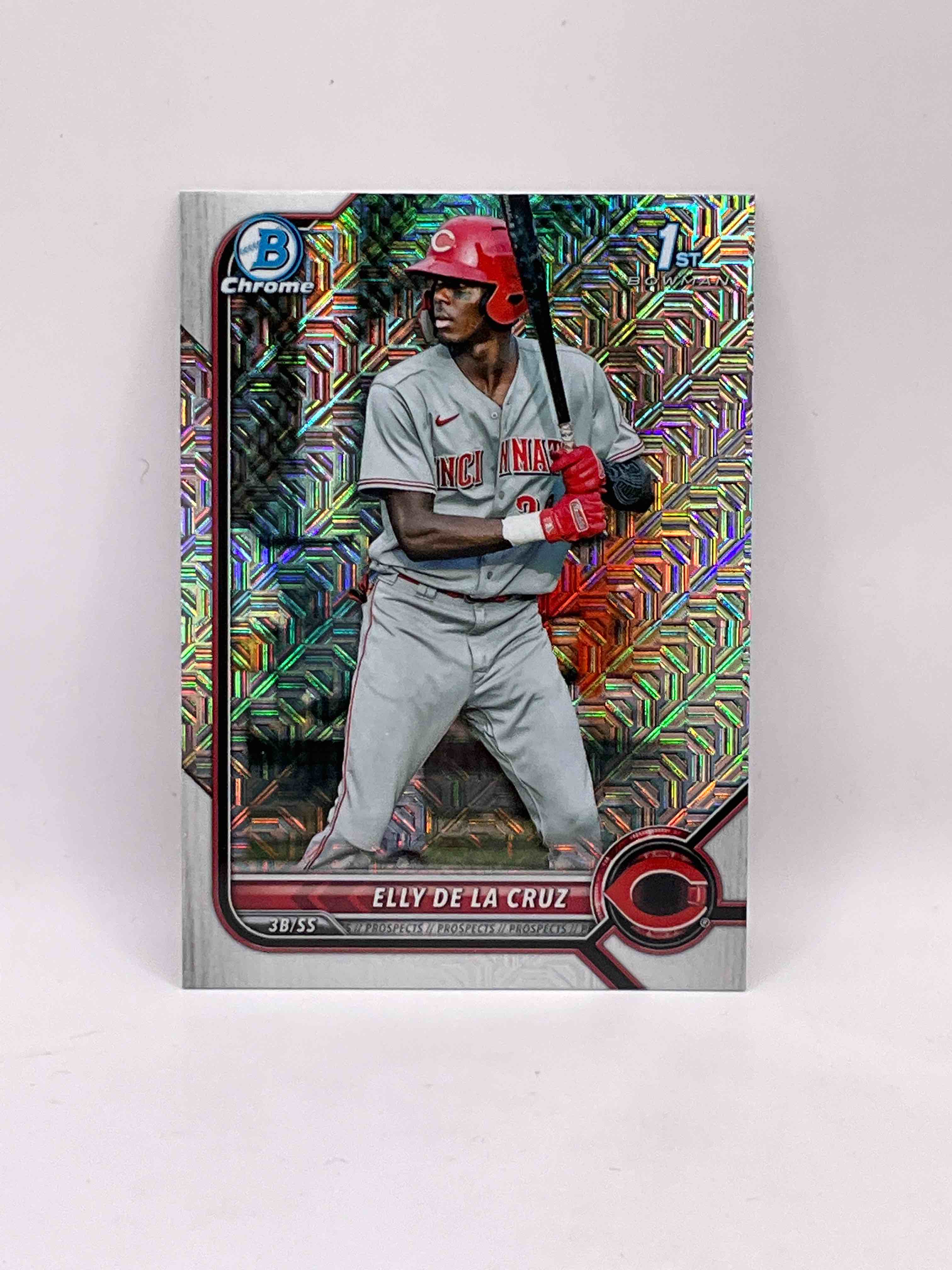 What!? Elly De La Cruz Rookie Bundle! Awesome Elly De La Cruz Weave Refractor Rookie Card & Elly De La Cruz Black Topps Rookie Card! Both Mint & Awesome!