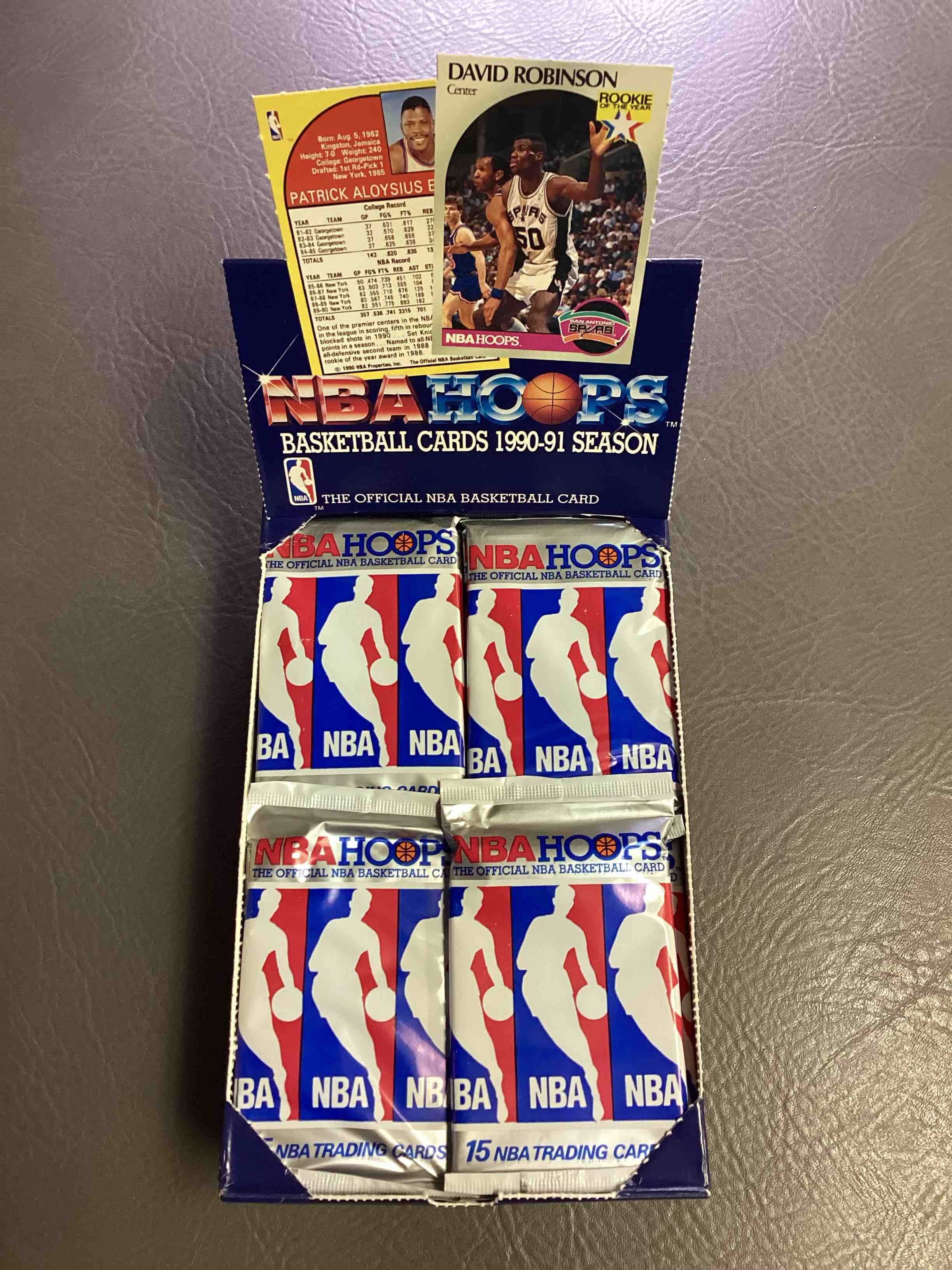 1990/91 NBA Hoops Unopened Sealed Card Pack, Direct From Original Sealed Retail Case!  Search For Early Michael Jordan #65 (PSA 10 Value $550), Jordan All Star Card, & Too Many Other Nice Cards To List!