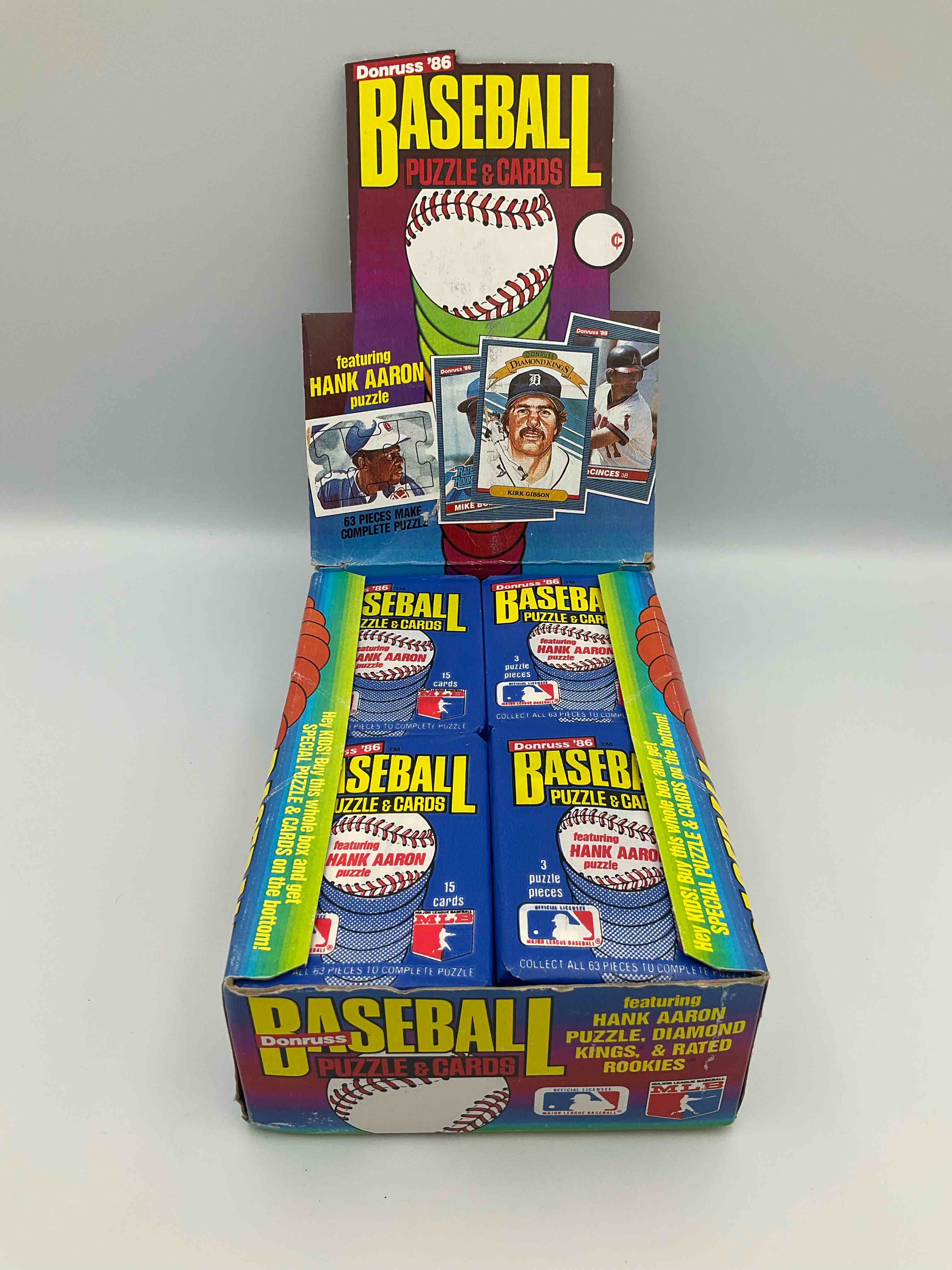 Rarest Of The Rare! 1986 Donruss Baseball Unopened Collectible Trading Card Wax Pack, Direct From Original Retail Case! 86' DONRUSS Is The Rarest Of 86' Cards And All 86' Baseball Cards Are Booming For Collectors And Drying Up Fast! Search For Jose Canseco Rookie #39 (PSA 10 Value $400), Fred McGriff Rookie #28 (PSA 10 Value $325), Cecil Fielder Rookie, Nolan Ryan, Andres Galarraga Rookie & So Much More! Drying up fast!