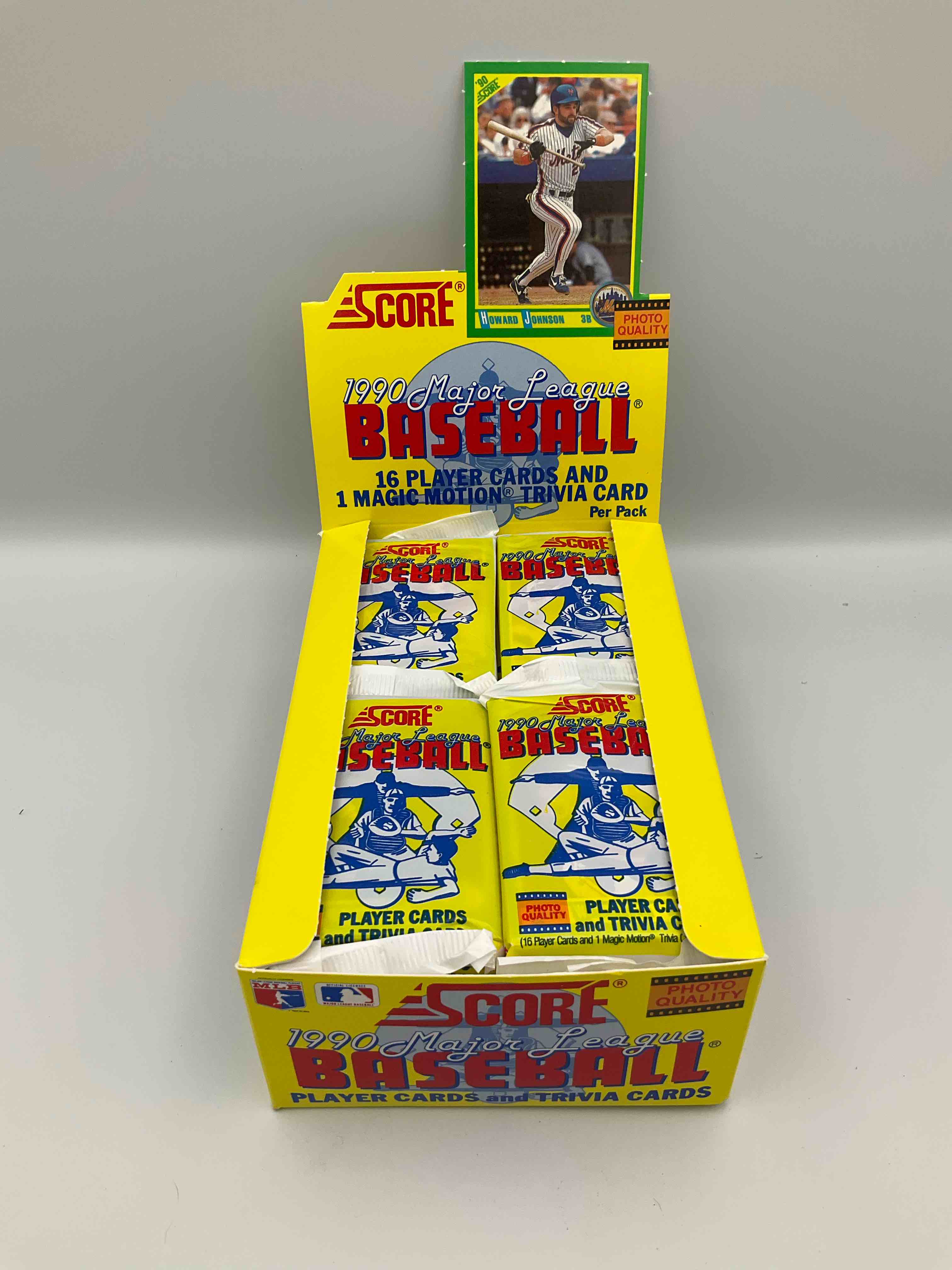 Deion Sanders Rookie!? 1990 Score Baseball Packs! Unopened Straight From Box! These Packs Are Loaded With Awesome Cards! Some Cards To Search For Are Bo Jackson, Nolan Ryan, Frank Thomas Rookie & Deion Sanders Rookie! Wow!