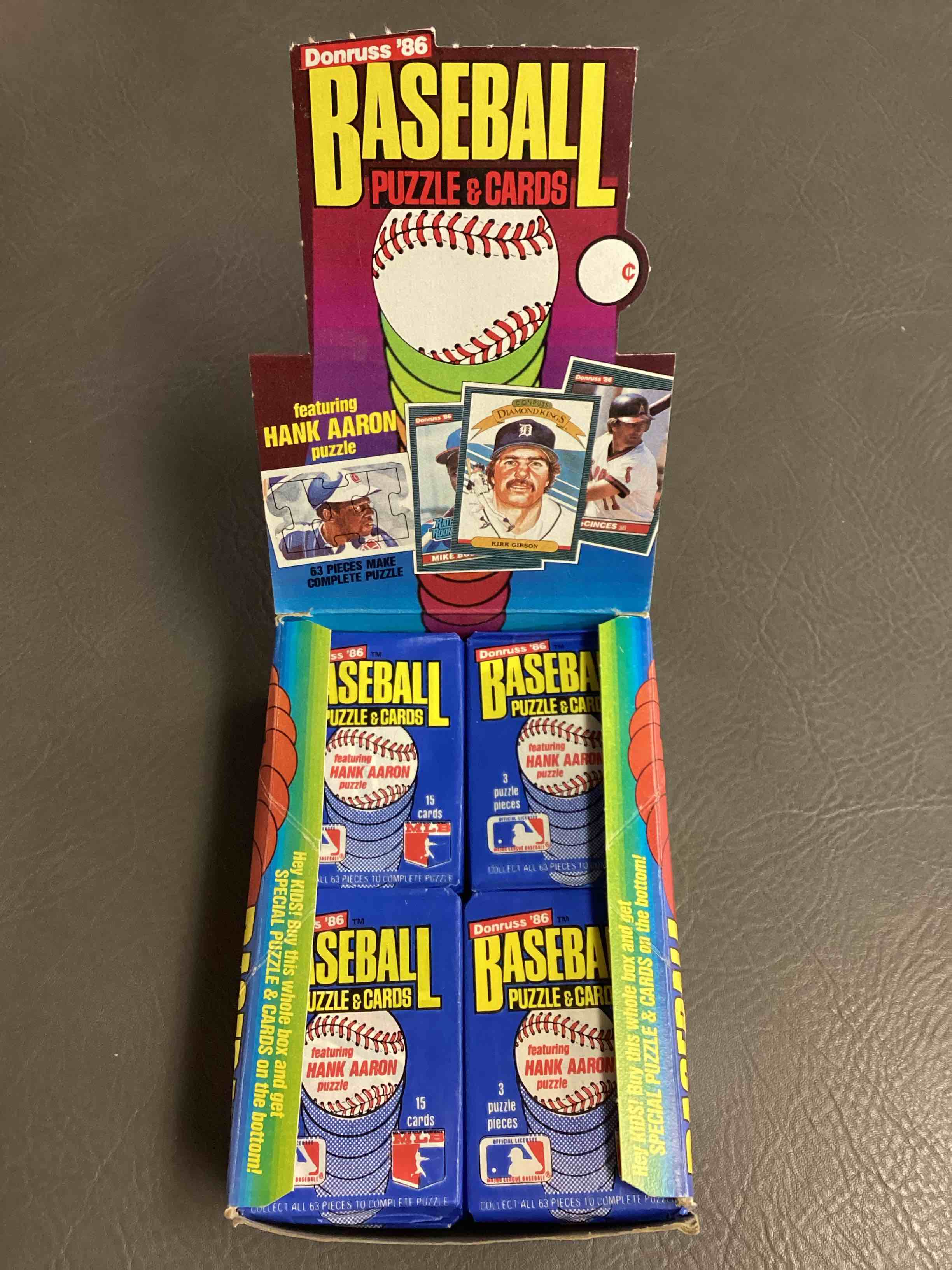 Rarest Of The Rare! 1986 Donruss Baseball Unopened Wax Pack, Direct From Original Retail Case! 86' DONRUSS Is The Rarest Of 86' Cards And All 86' Baseball Cards Are Booming For Collectors And Drying Up Fast! Search For Jose Canseco Rookie #39 (PSA 10 Value $400), Fred McGriff Rookie #28 (PSA 10 Value $325), Cecil Fielder Rookie, Nolan Ryan, Andres Galarraga Rookie & So Much More! Drying up fast!