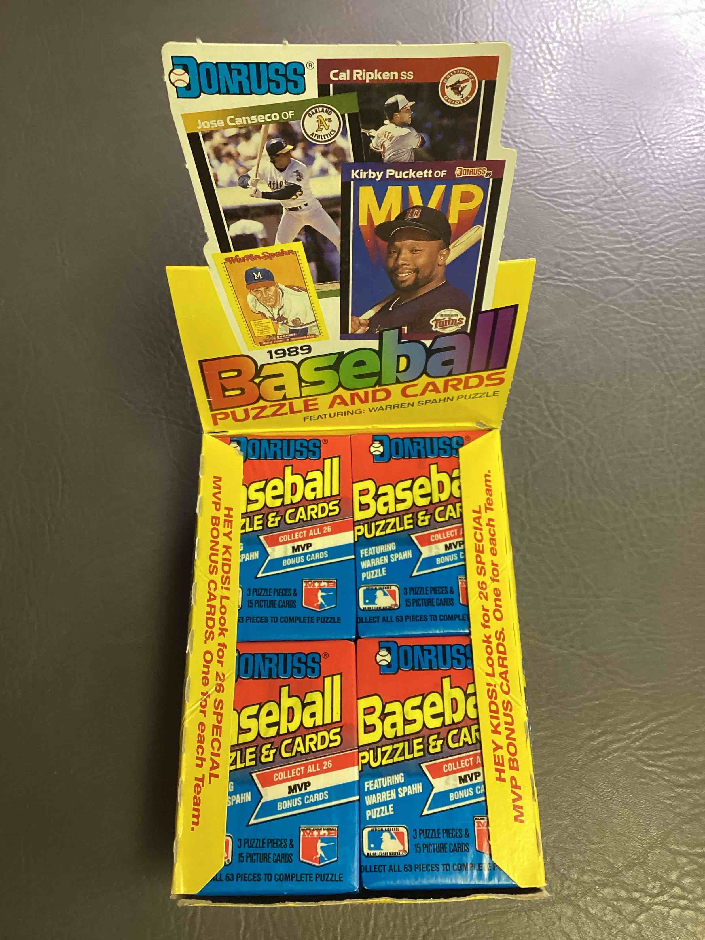 1989 Donruss Baseball Unopened Wax Packs! Direct From Original Retail Case! Search For Valuable Ken Griffey Jr. & Randy Johnson Rookie Cards!     