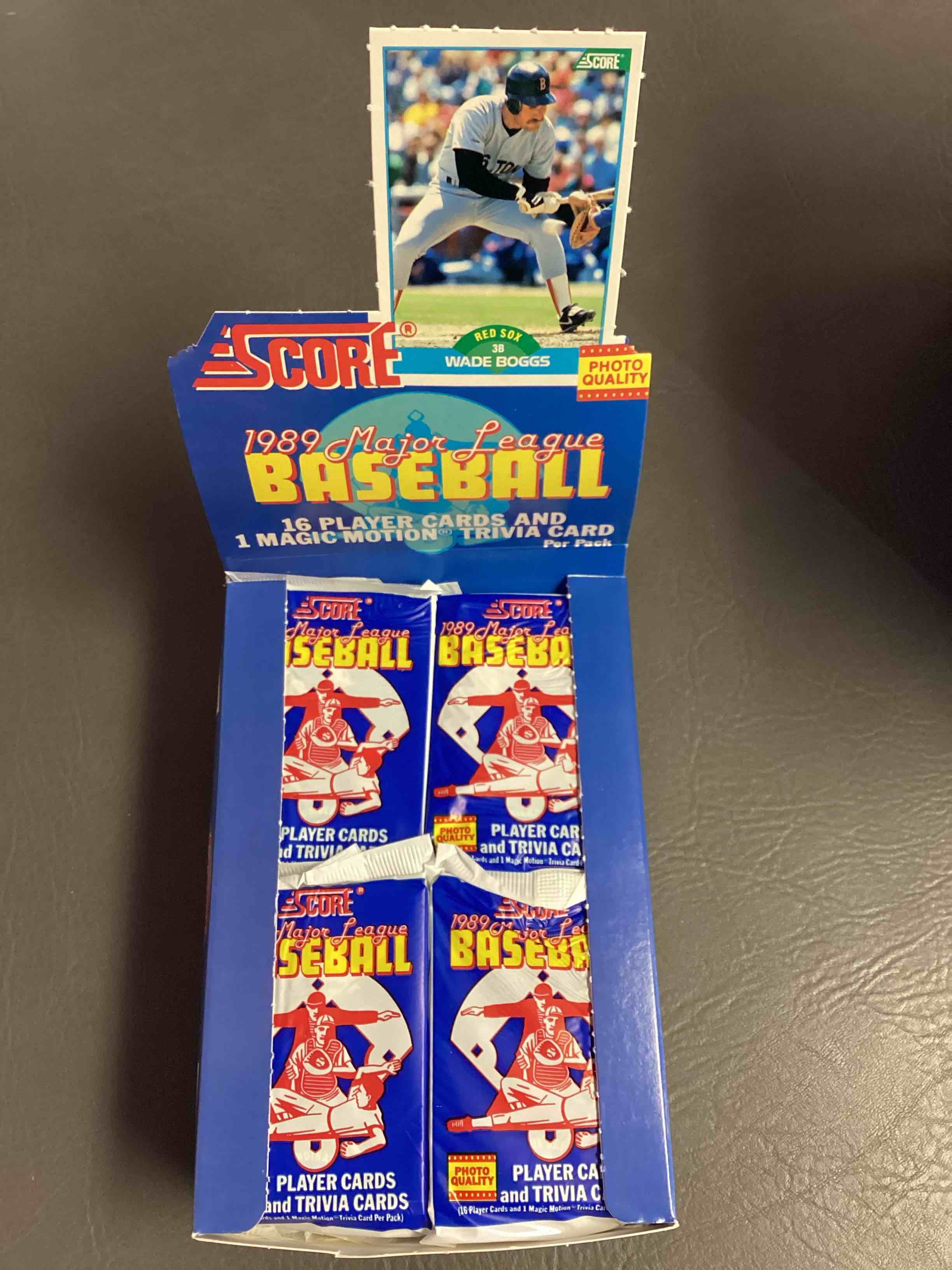 1989 Score Baseball Sealed Card Pack, Direct From Original Retail Case! Search For Nolan Ryan, Don Mattingly, Griffey Jr. & Much More!