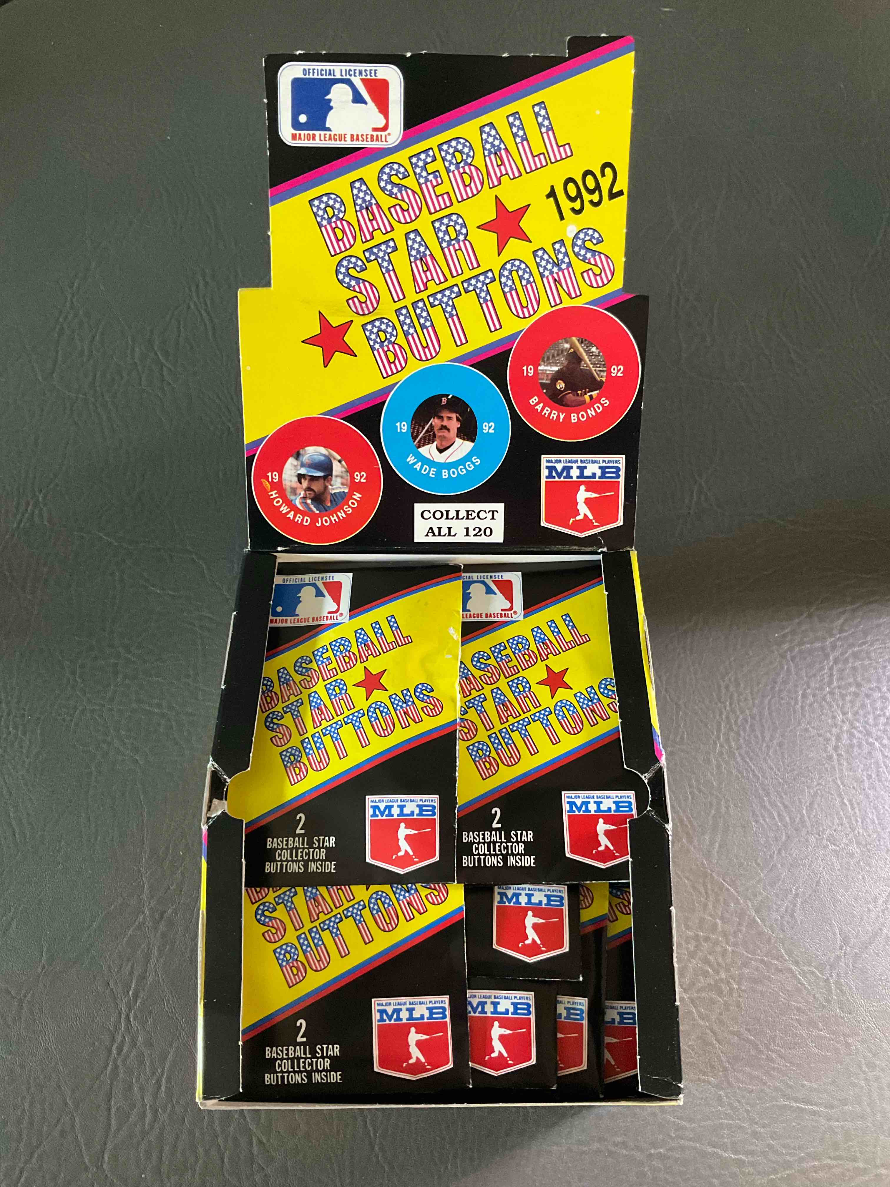 Rare 1992 Baseball Star Buttons! Hard To Find MLB Collector Buttons Featuring The Baseball Stars Of 1992! Two Buttons In Each Pack, Who Will You Get!?