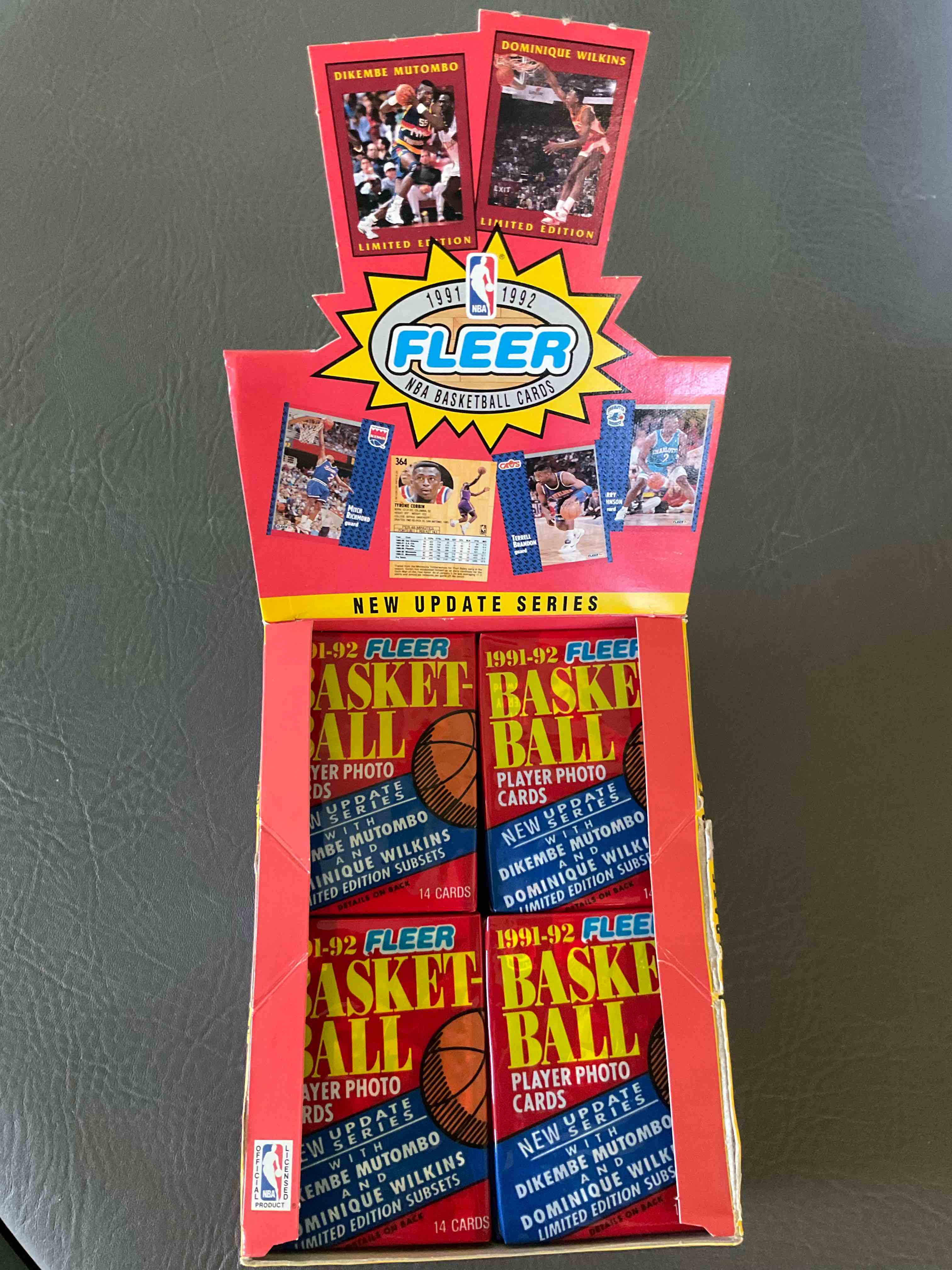 Michael Jordan?! 1991/92 Fleer NBA Basketball Unopened Wax Pack, Direct Form Original Retail Case! Search For Jordon #29 (PSA 10 Value $300), Larry Johnson Rookie, Michael Jordan Team Leaders & All Star Card, & So Many More Valuable & Cool Cards! 91/92 Fleer Basketball Has Become Highly Collectible As One Of Vintage Basketball's Most Iconic Card Designs!