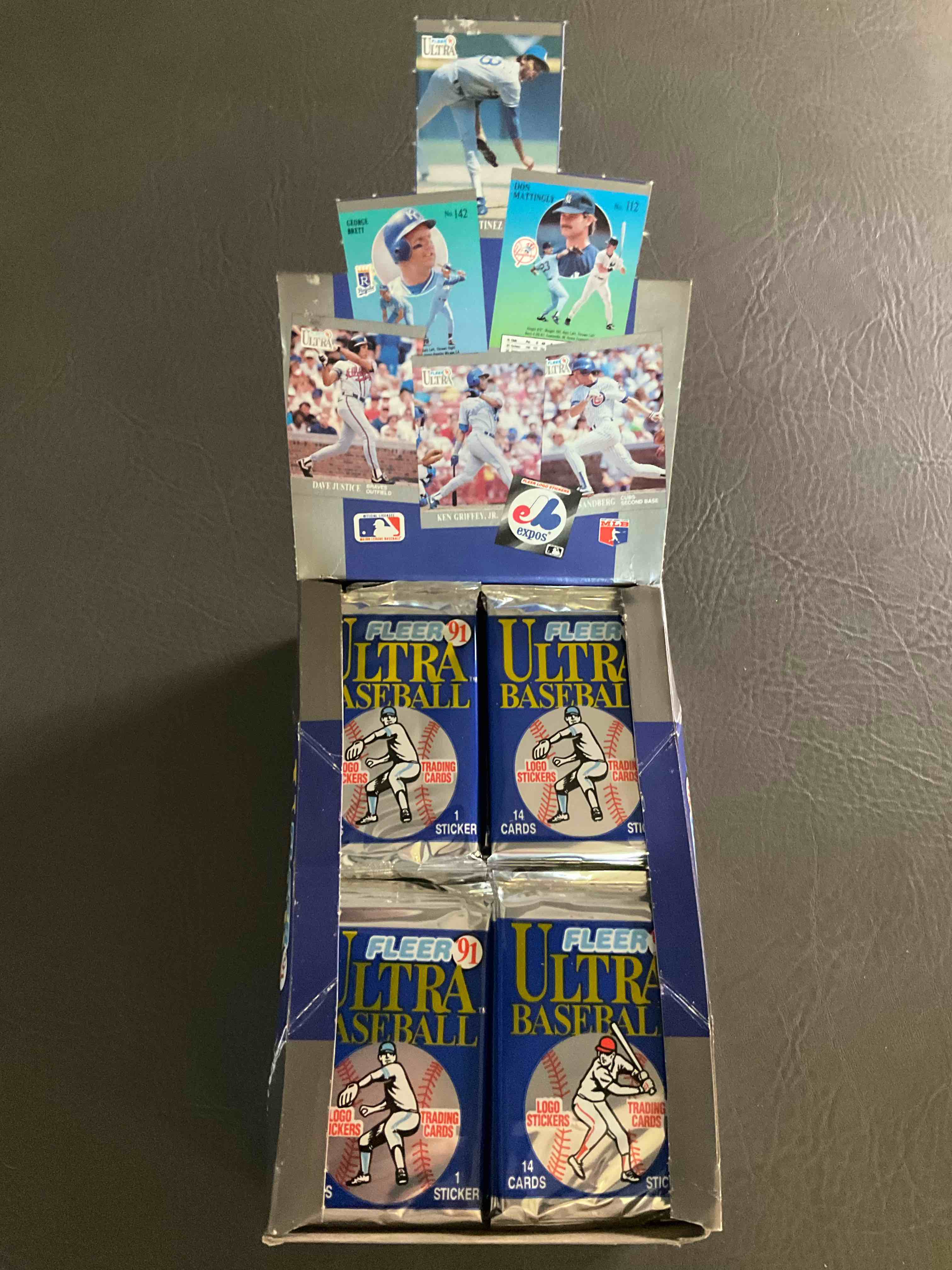 1991 Fleer Ultra Baseball Sealed Card Pack, Direct From Original Retail Case! Hard To Find & Loaded With Great Cards! Search For Ken Griffey Jr. #336 (PSA 10 Value $200), Frank Thomas, Don Mattingly, Bo Jackson & So Much More!