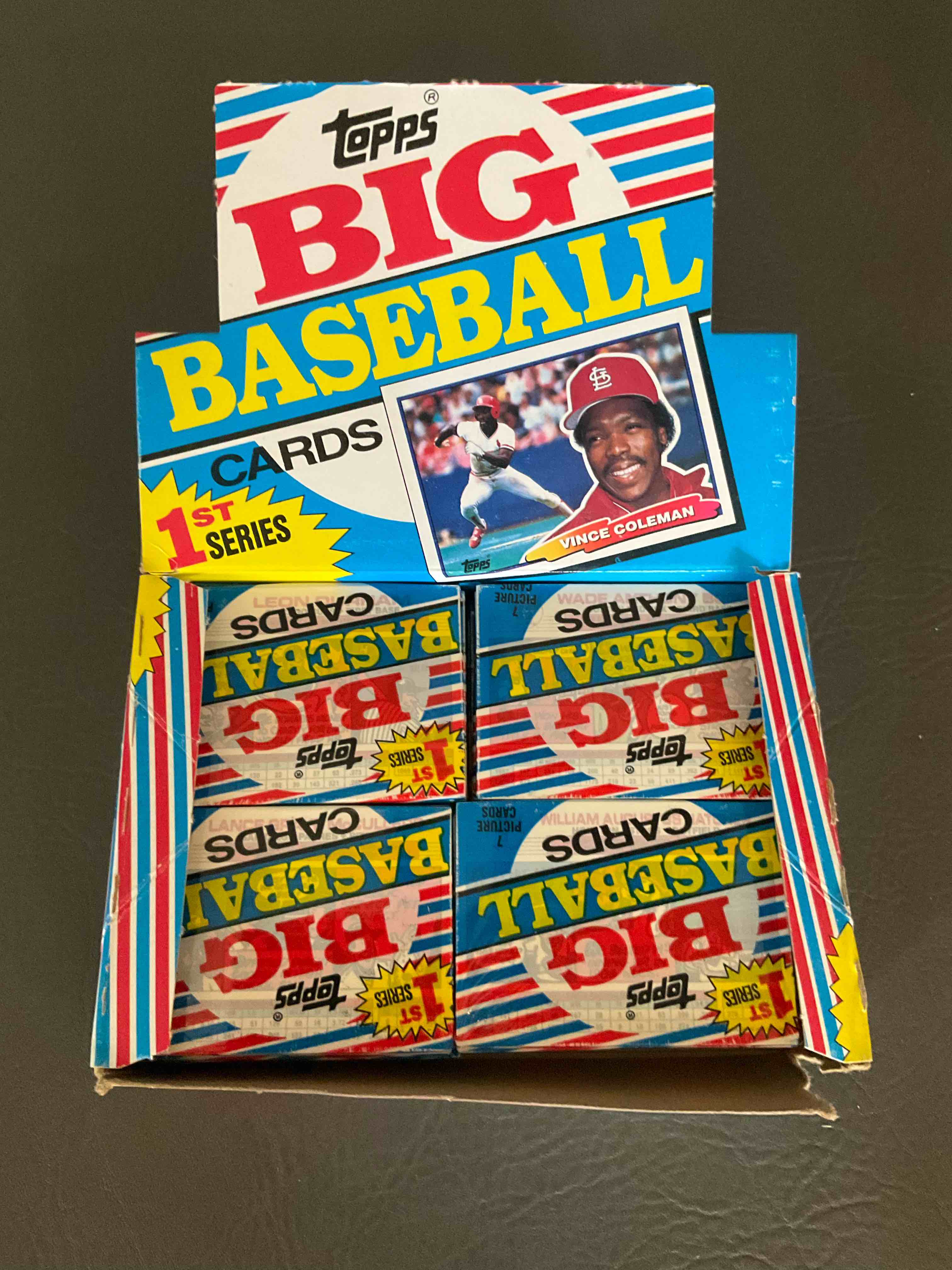 1988 Topps Big Baseball Sealed Card Pack, Series One, Direct From Original Retail Case. Getting Harder & Harder To Find! Search For Bo Jackson, Roger Clemons & Tons Of 80's Stars In These Fun Cards You Rarely See!