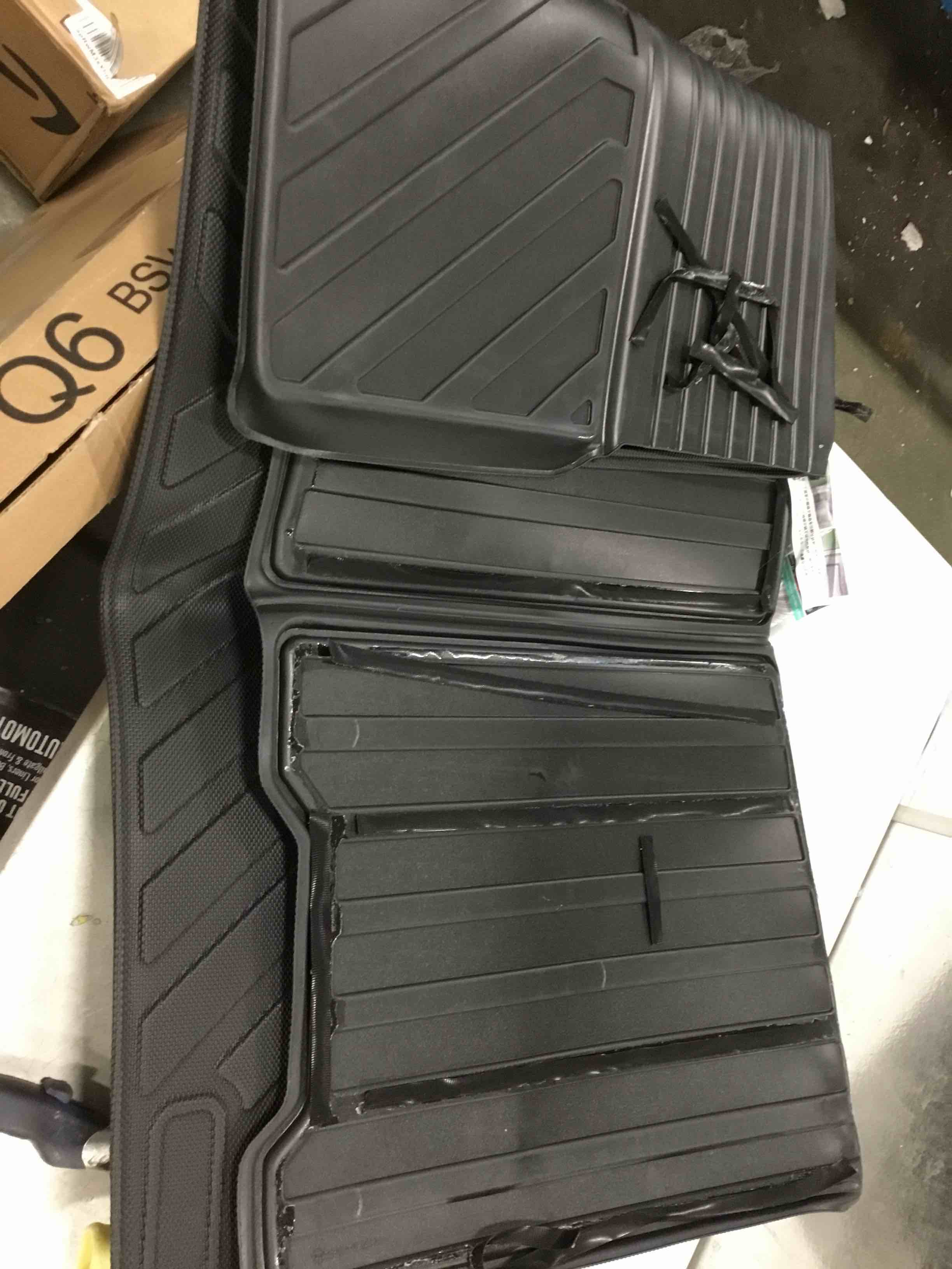 Mixsuper Liner Custom Cargo Liner for 2015-2020 Chevrolet Tahoe, Behind The 2nd Row Seats, Trunk Mat for Chevy Tahoe Accessories Rear Cargo Mat Trunk Liner Black