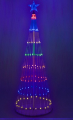 The Star Bright 6' Choreographed Light Show Tree
