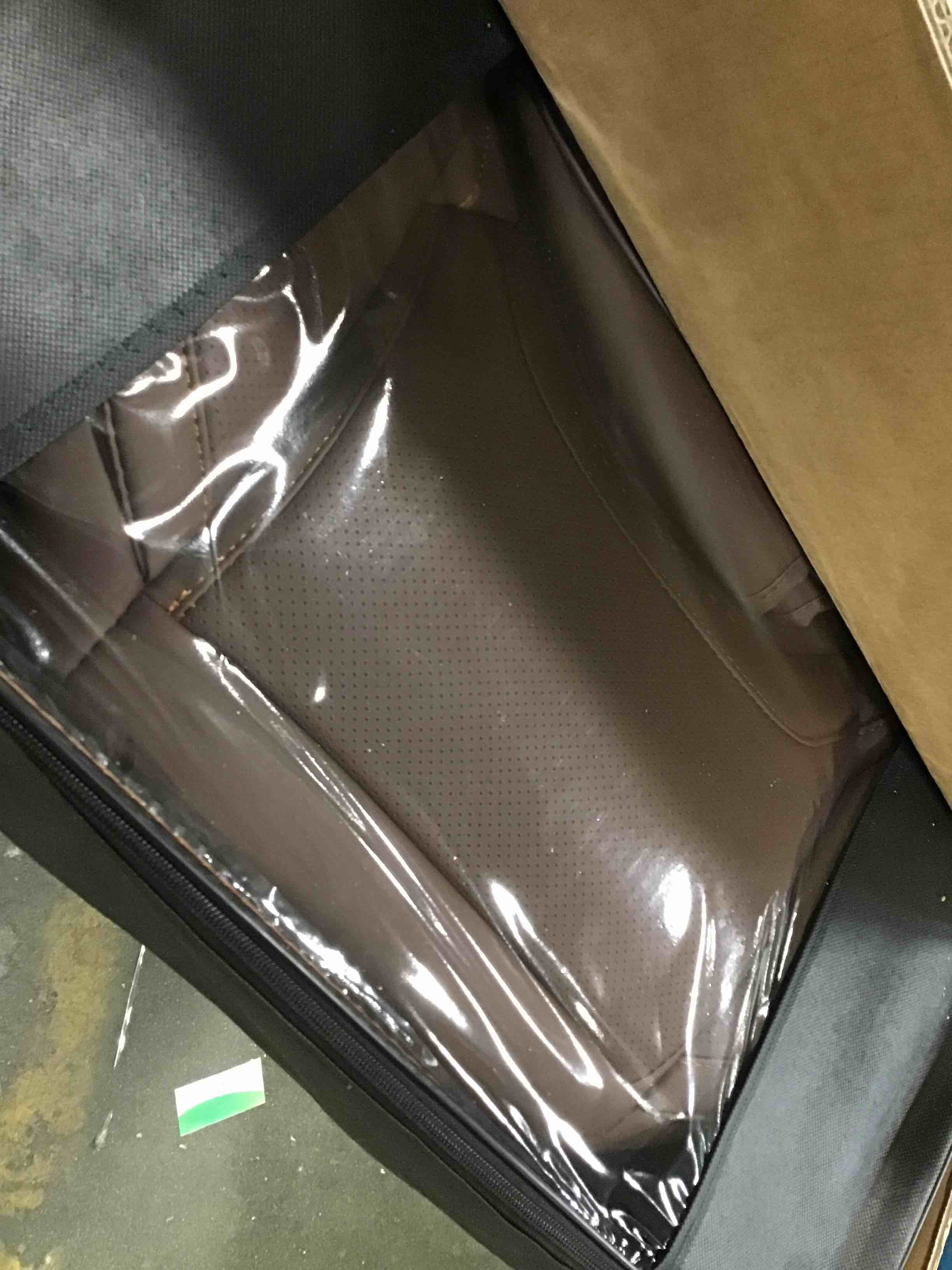 Coverado Front Seat Covers 2 Pieces, Waterproof Nappa Leather Sideless Auto Seat Cushions Protective Car Accessories, Universal Fit for Most Sedans SUV Pick-up Truck, Brown