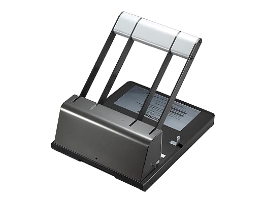 Bostitch Office Xtreme Duty Adjustable 2-3 Hole Punch, 130 Sheet Capacity, Heavy Duty Steel, Silver/Black (03200)