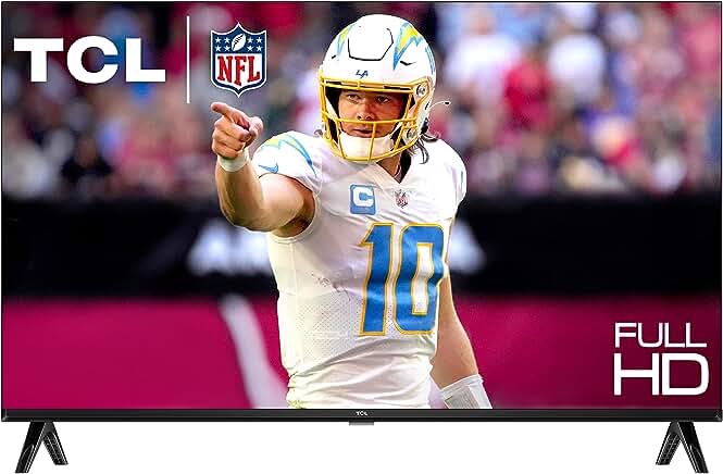 TCL 32-Inch Class S3 1080p LED Smart TV with Google TV (32S350G, 2023 Model), Google Assistant Built-in with Voice Remote, Compatible with Alexa, Streaming FHD Television,Black