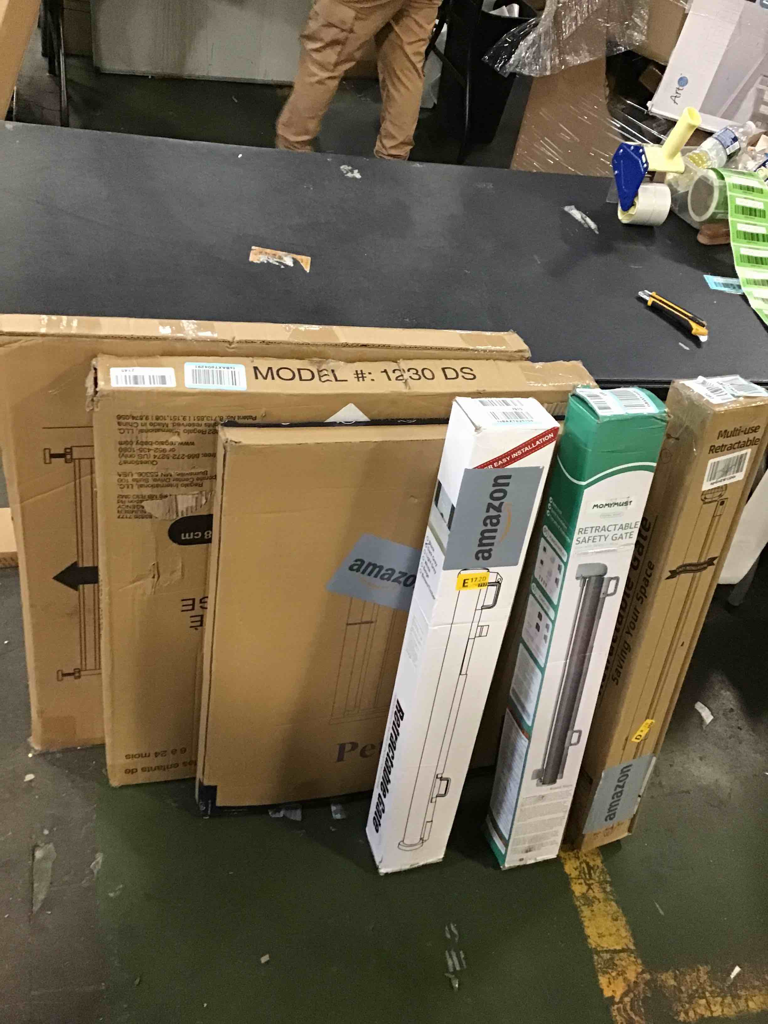assorted baby gates 