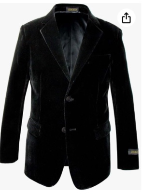 size 2T Spring Notion Big Boys' Velvet Blazer