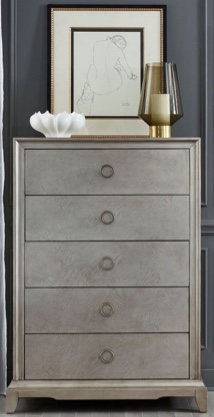 Liberty Furniture Montage 5 Drawer Chest in Platinum 849-BR41