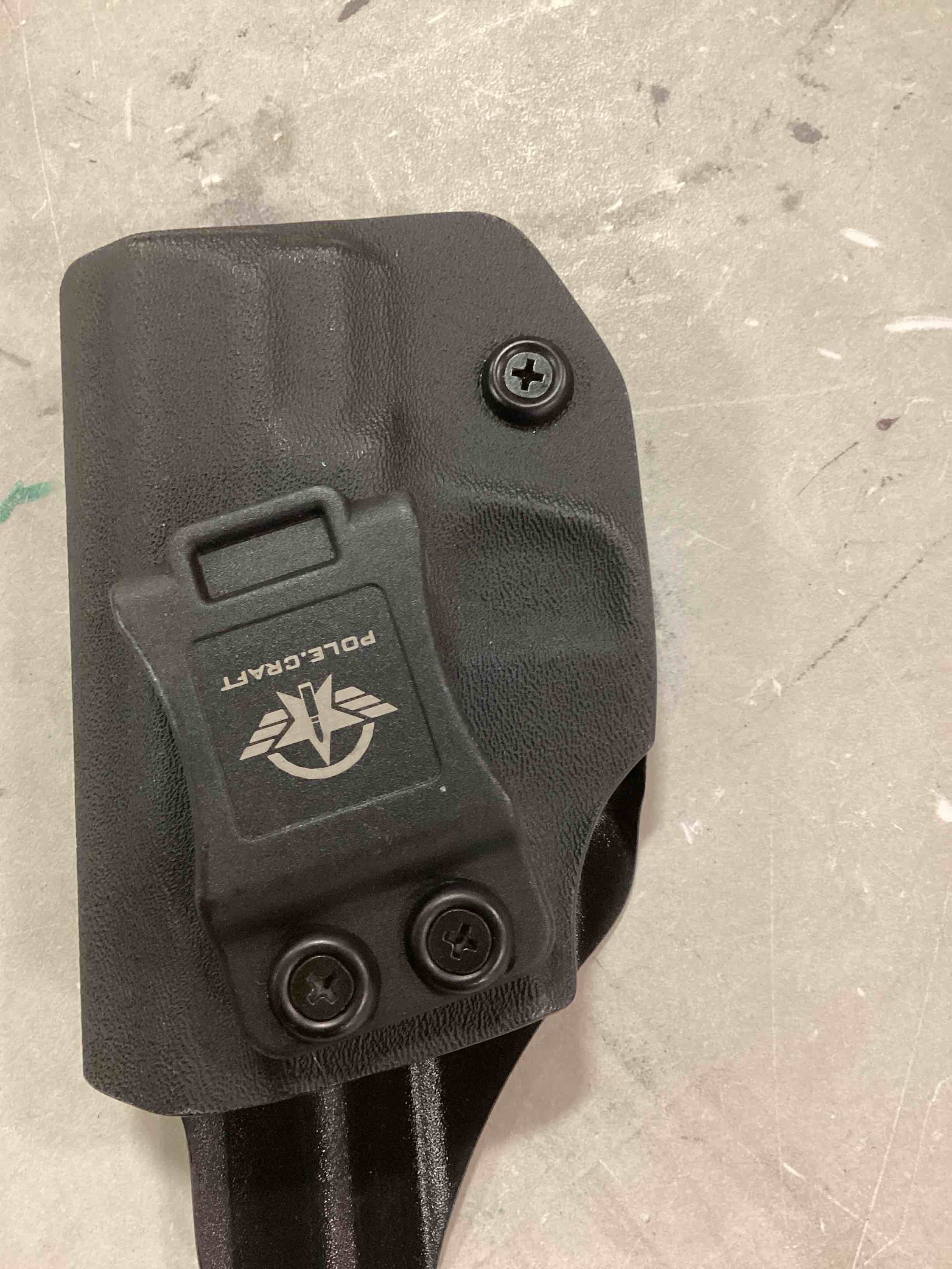 M&P Shield 9MM Holster IWB Kydex Holster Fit: Smith & Wesson M&P Shield Plus / M2.0 / M1.0-9mm/.40 S&W 3.1" Barrel Pistol- Inside Waistband - Adj. Cant Retention - Cover Mag-Buttom,No Wear,No Jitter