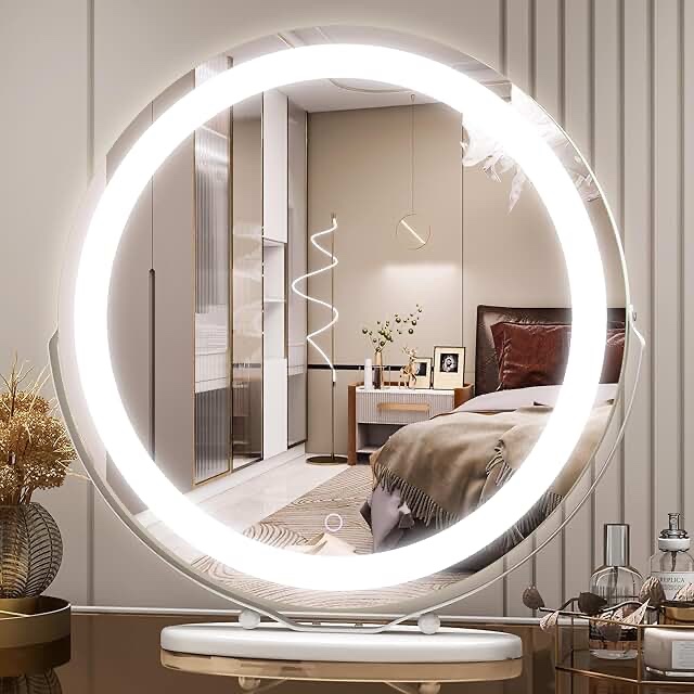  Vierose 20in Large Vanity Mirror with Lights