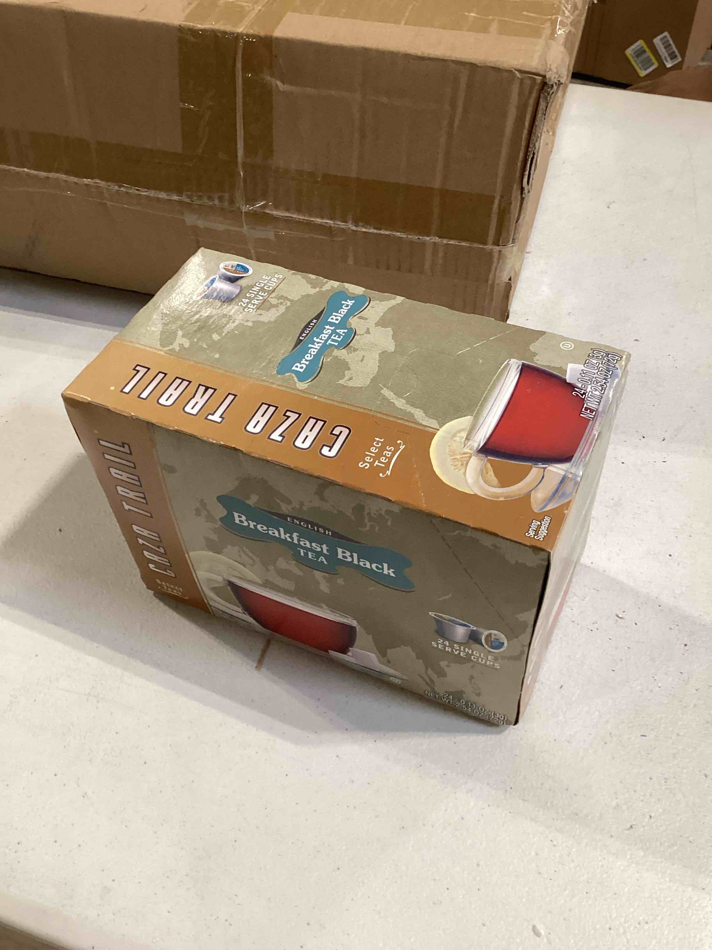 Caza Trail Black Tea Pods, English Breakfast, Single Serve (Pack of 24) (Packaging May Vary)