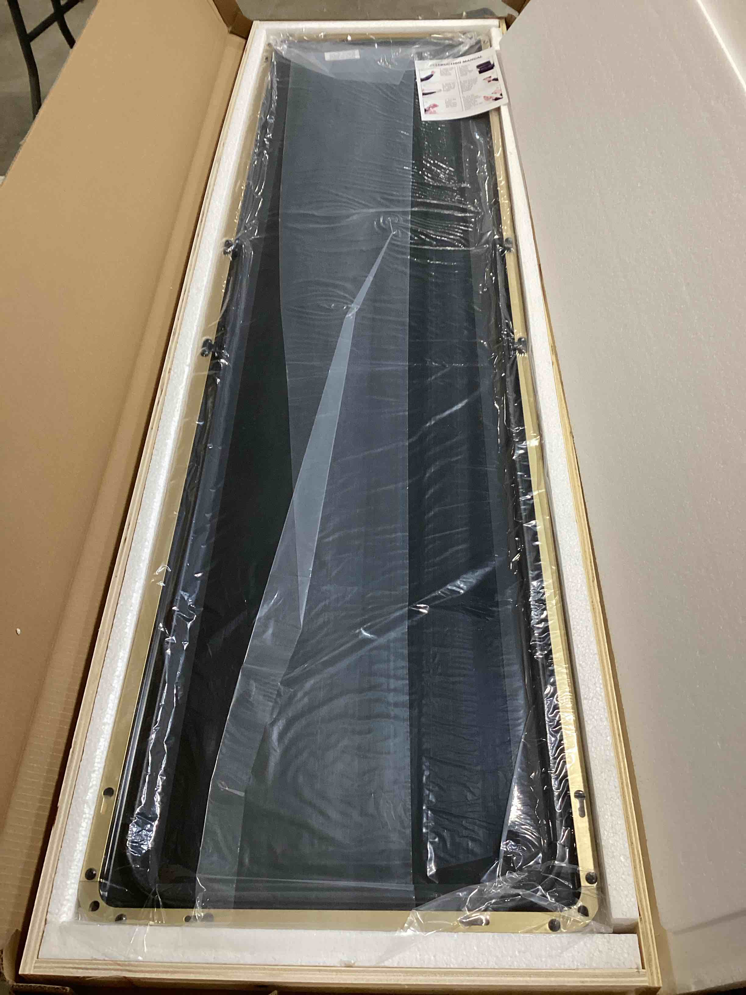 Full Length Mirror 59"x16" Gold Mirror Full Length, Aluminum Frame Full Body Mirror, Tempered Glass Floor Mirror Hanging Or Leaning Against Wall for Bedroom Living Room Dressing Room