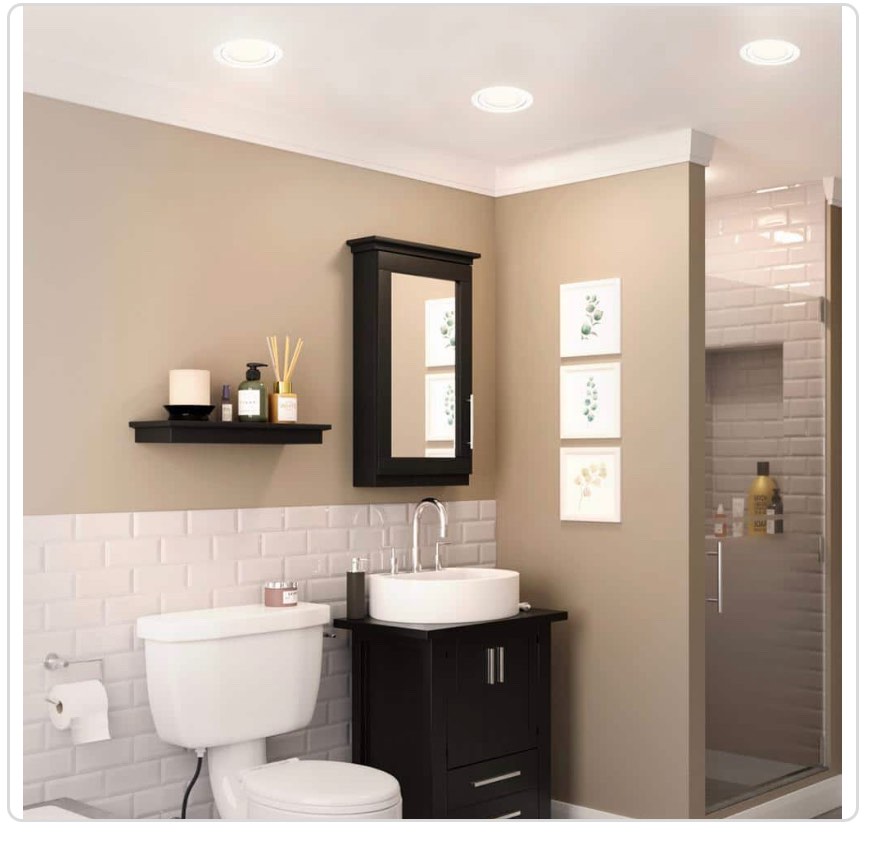 6 in. Selectable New Construction and Remodel Color Ultra-Directional Canless Recessed Integrated LED Kit