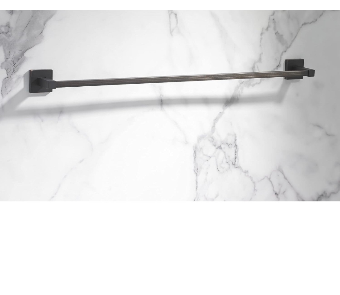 KOKOSIRI 36'' Towel Rails Bathroom Towel Bars Matte Black 36 Inch Bath Towel Holder for Washroom Kitchen Wall Stainless Steel B4005BK-L36