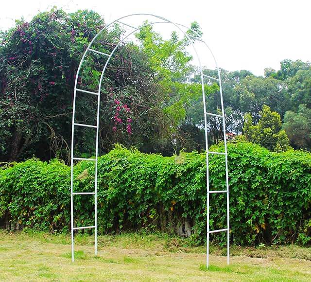 As…White Metal Arch Garden Decoration