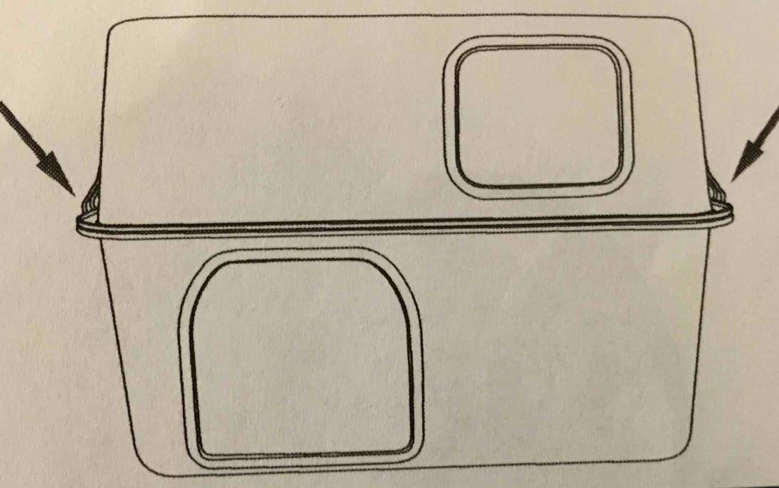 Toprsmartking Stainless Steel Cat House