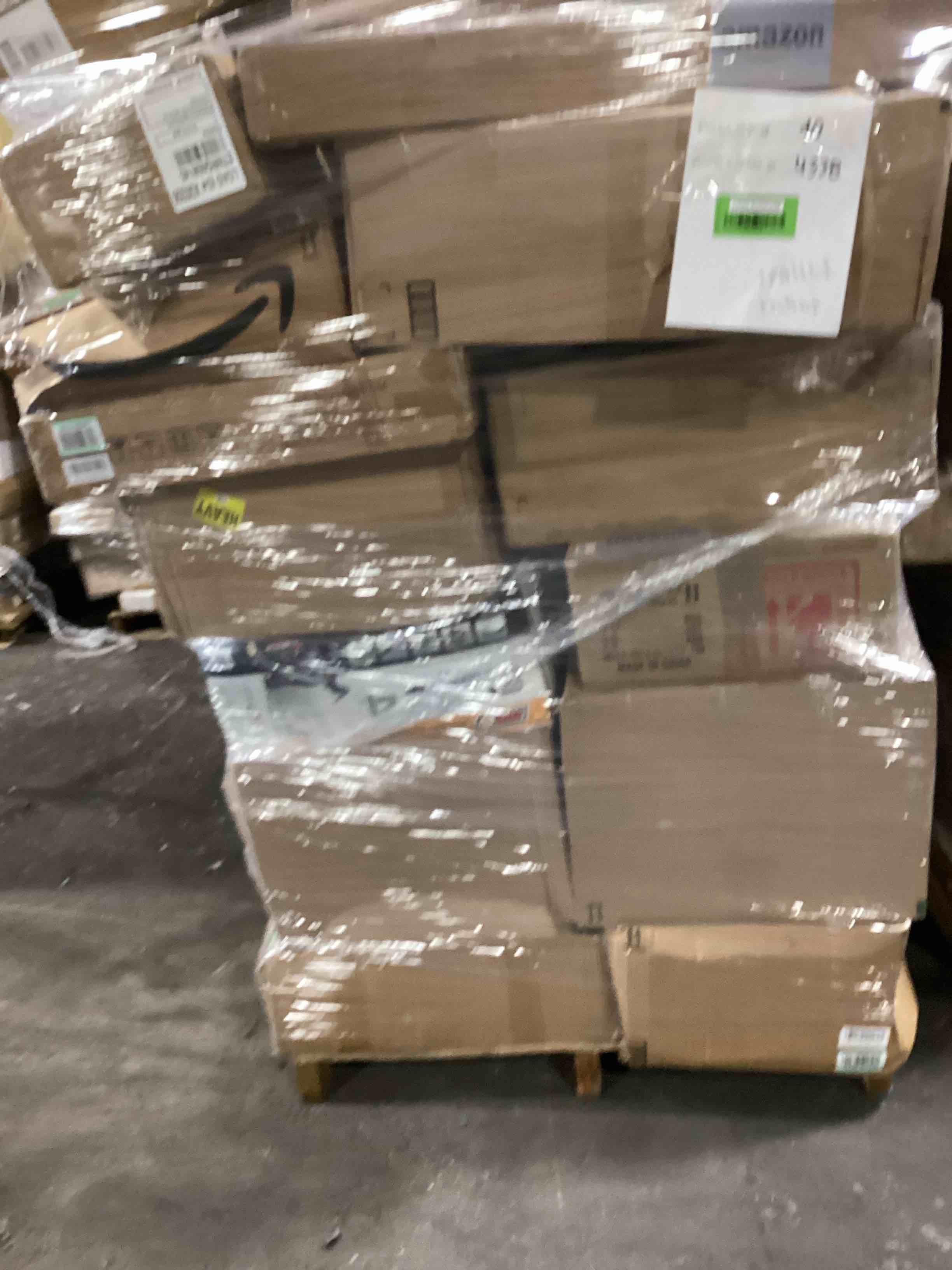10 # skid pallet boxes surprise ( good condition or as is  ).   35 items or  more 