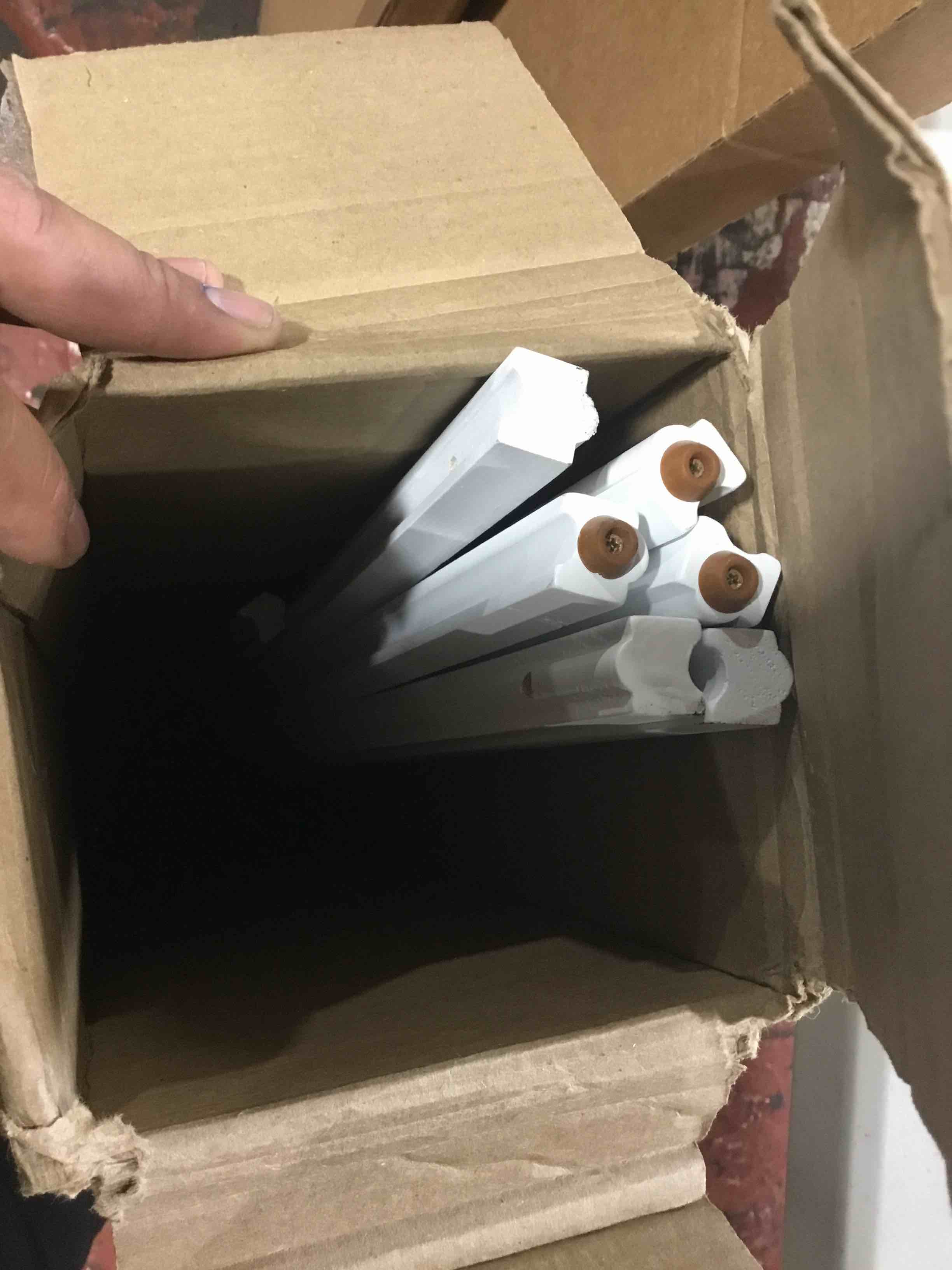 abitcha Art Easel Wooden Stand - Portable Tripod Display Artist Easel - Adjustable Floor Wood Poster Stand for Wedding, Painting, Drawing, Display Show, White