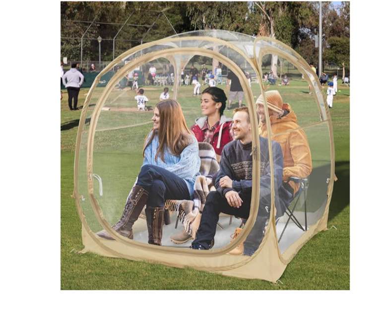 Sportneer Sports Tent, 1 Person Weather Proof Pod Sports Pod Sports Tents for Parents for Cold Weather Weather Pod Lightweight Portable Pop Up Pod for Sports Event, Protection from Cold Wind and Rain