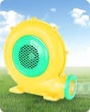 Step4Fun Bounce House Air Blower for Inflatables, 480 Watt ETL Certified Electric Blower, Perfect for Inflatable Bounce House Water Slide and Bouncy Castle Indoor & Outdoor Yellow