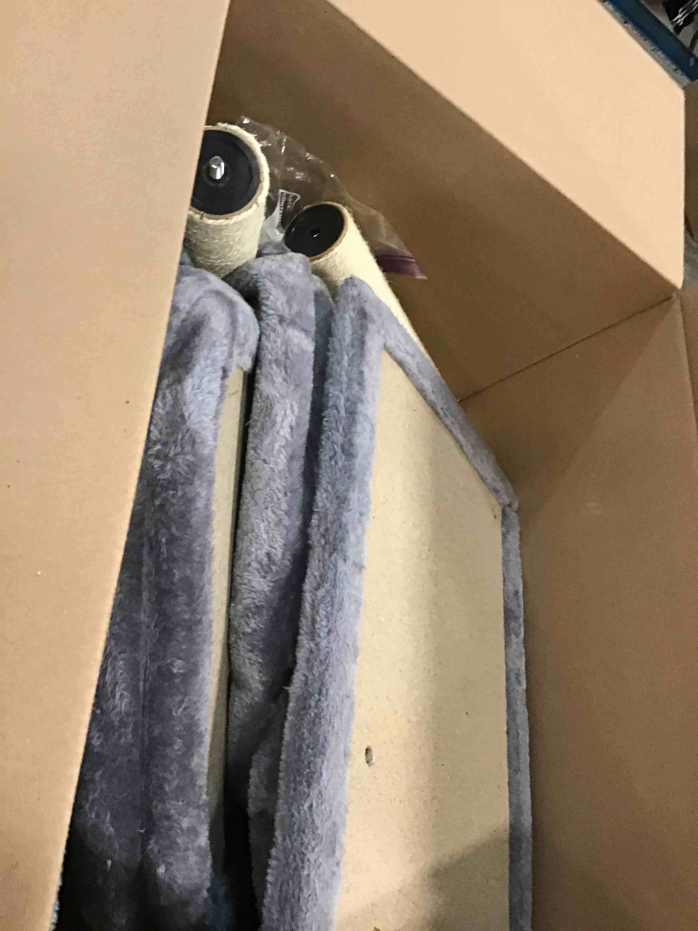 YUNWEI Newest Cat Tree with Cat Condo and Big Hammock??îGrey