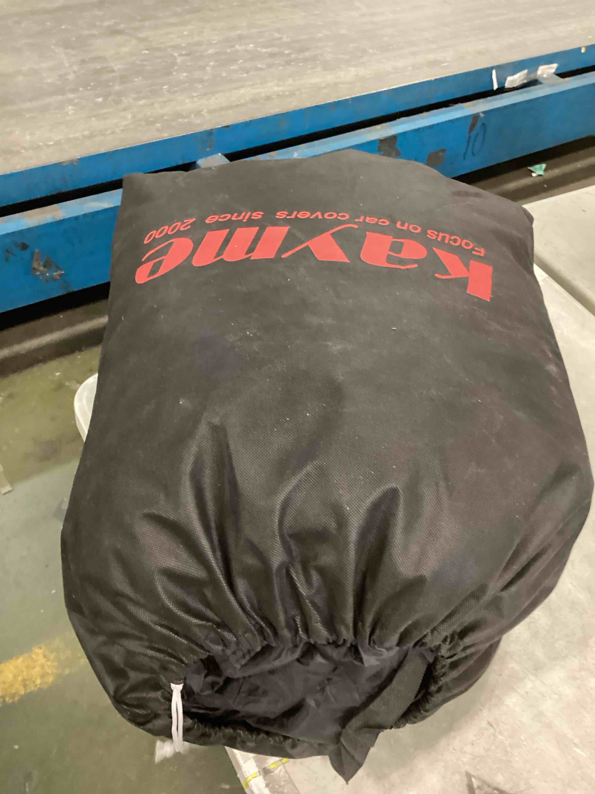 kayme 7 Layers Heavy Duty Car Cover Waterproof All Weather, Full Exterior Cover Outdoor Snow Sun Uv Protection with Zipper for Automobiles, Universal Fit for Sedan (186 to 193 Inch)