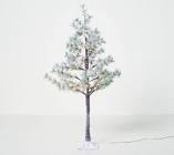 Indoor/Outdoor 4' Twinkling Frosted Pine Tree by Valerie