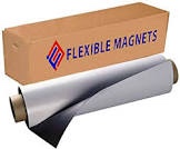 Flexible Magnets Sheet with Adhesive, 30mil Thick. Ideal for DIY Projects at Home - Office - Auto - Shop - Crafts and More! (2' x 5')