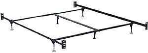 Elite Holly-Matic Heavy Duty CA King Bed Frame with Headboard/Footboard Attachment and 2 Part Glide By Hollywood Bed Frame