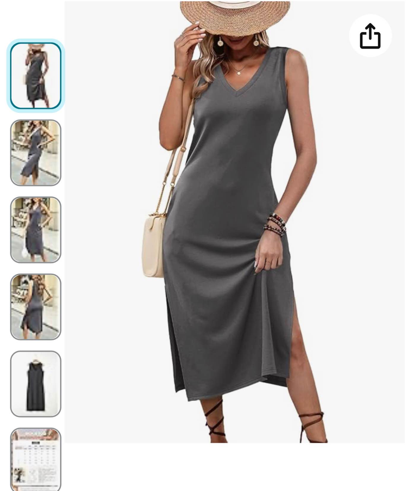 Dokotoo V Neck Summer Dress Casual Womens Fashion Sleeveless Maxi Dress T Shirt Dress with Pockets 2024