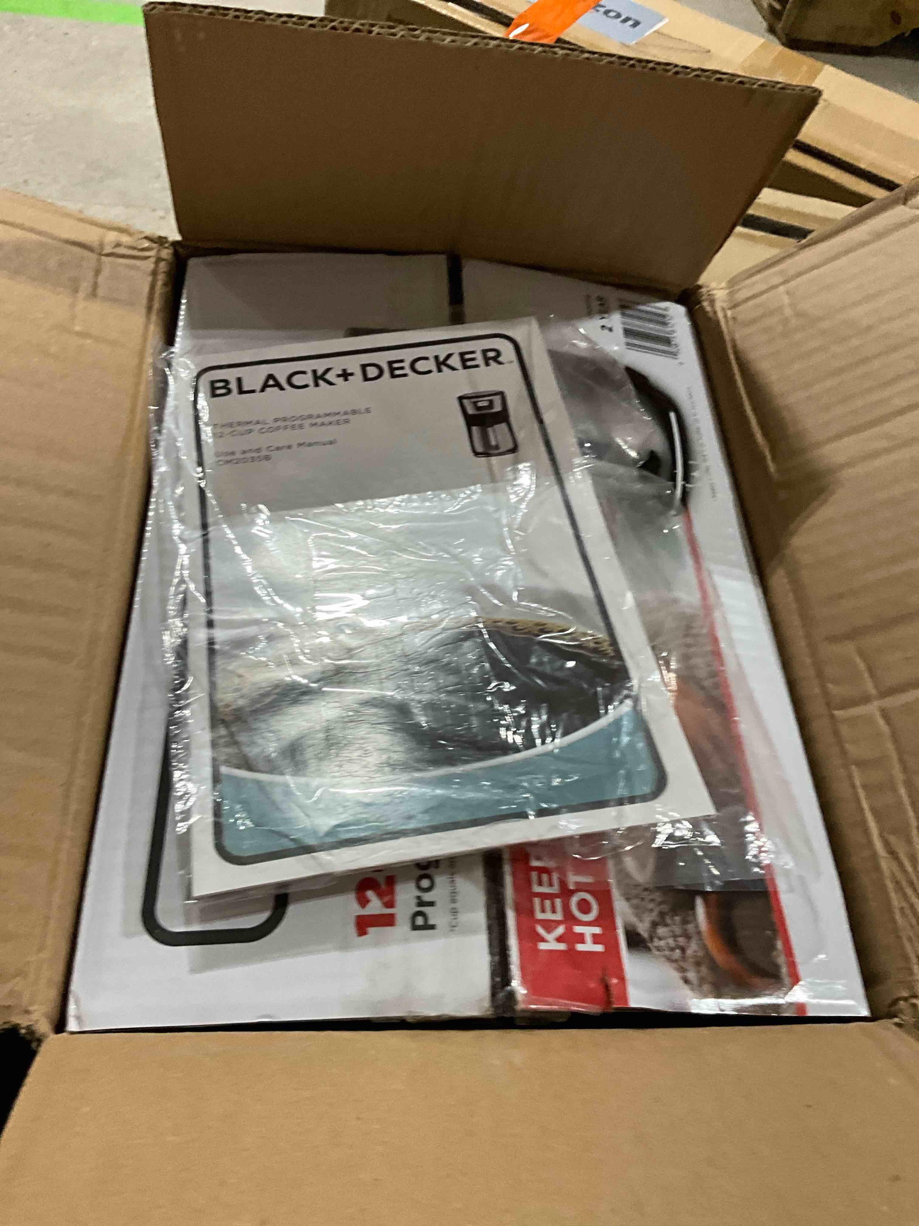 BLACK+DECKER 12Cup Thermal Coffee Maker, CM2035B, Digital Controls