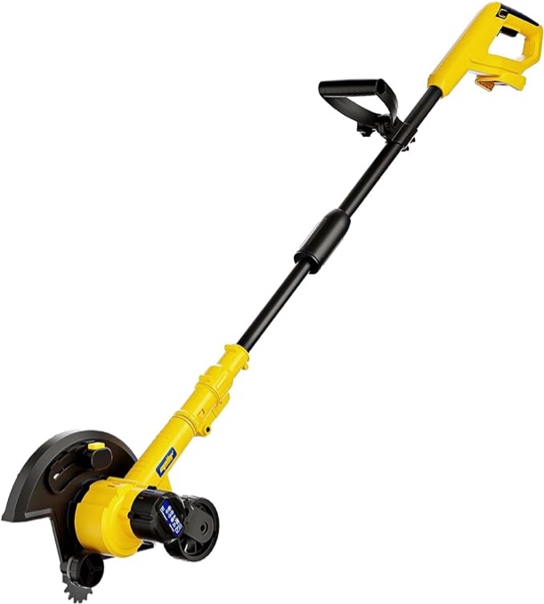 Cordless lawn edger, edger