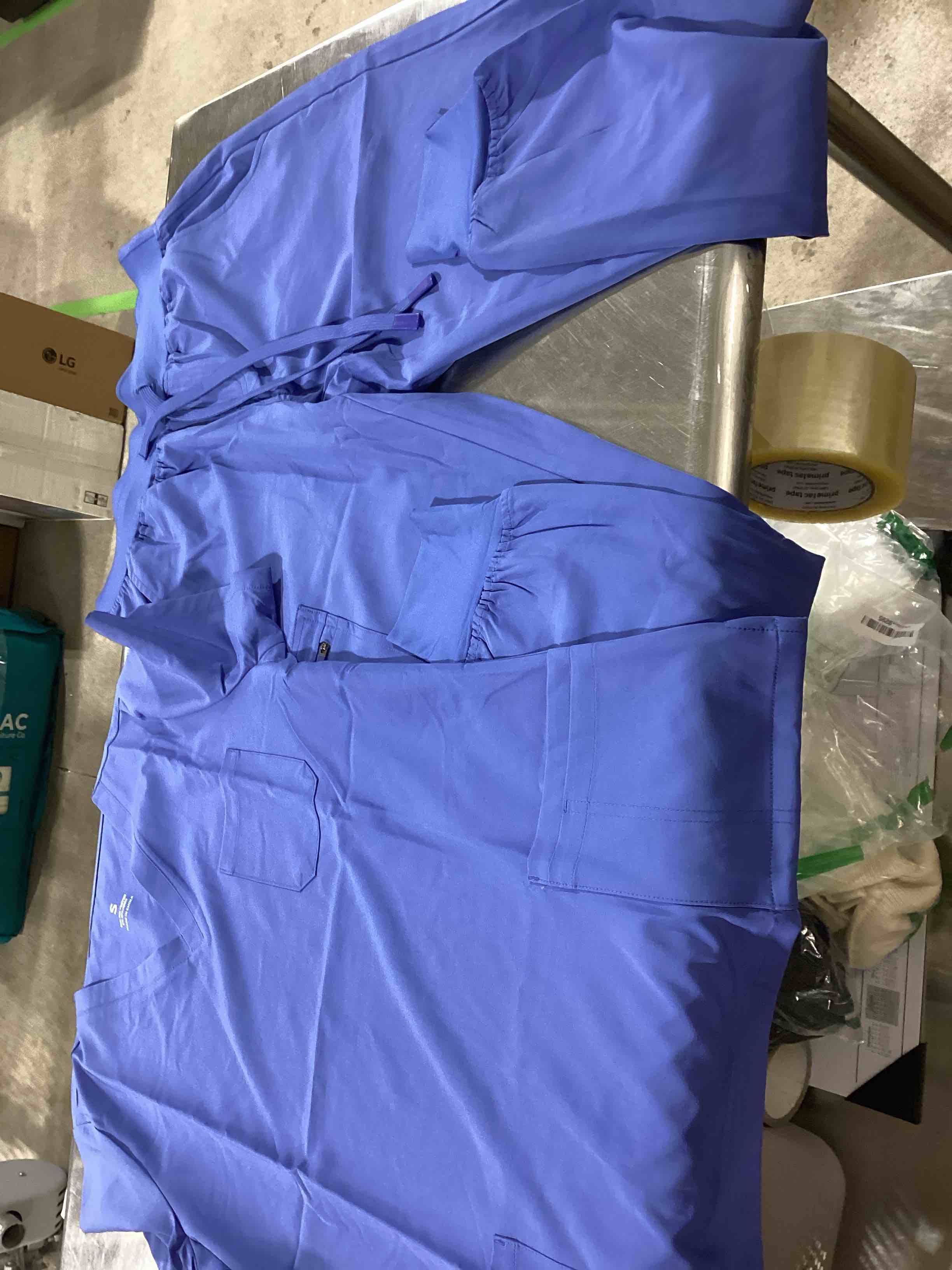 Scrub Set for Women Classic Vneck Scrub Top & Jogger Scrub Pants