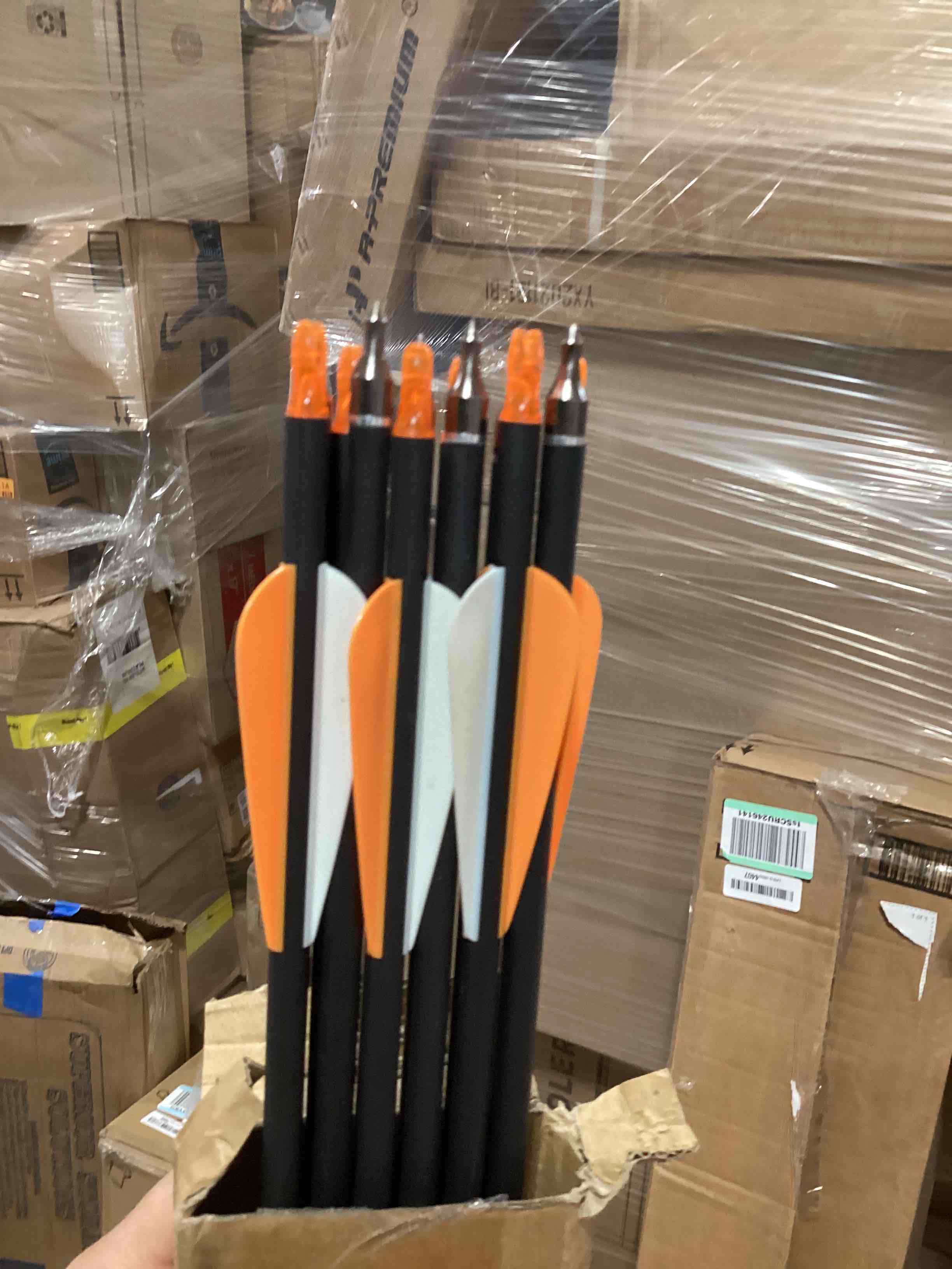 Carbon Archery Arrows, Shaft Spine 500 with Removable Tips, GPI 13.0 Hunting and Target Practice Arrows for Both Compound Bow and Recurve Bow, 12 Pcs