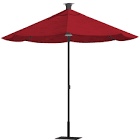 Above - Height Series 9-ft. Smart Sunbrella Umbrella with Remote Control and Wind Sensor - Spectrum Cherry