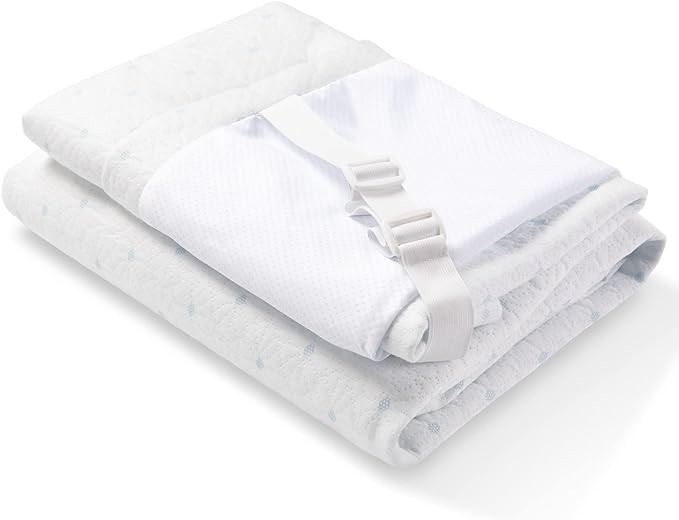 Ferlizer Waterproof 4" [California King] Mattress Topper Cover Ultra Soft & Corner Straps, CertiPUR-US Certified