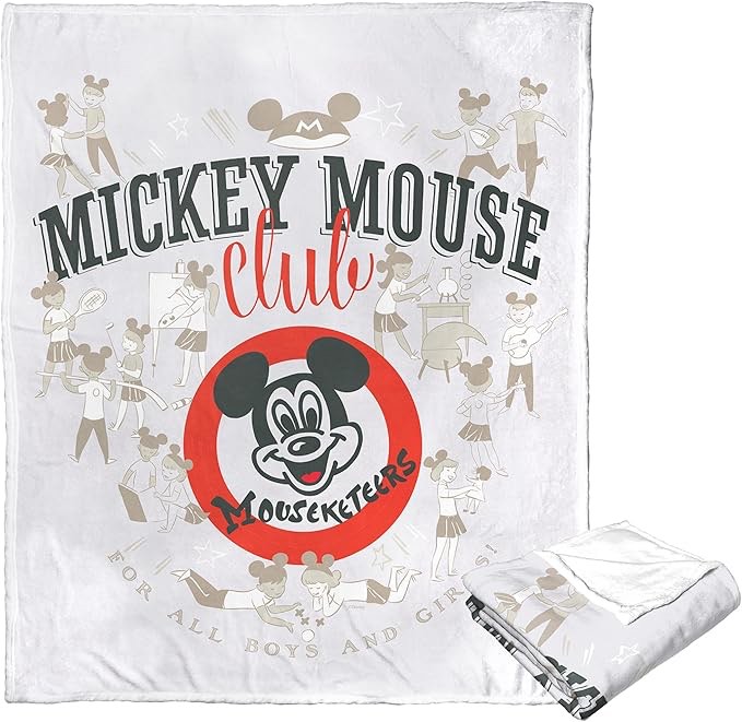 Kawaii Mouse Blanket for Kids & Adults Super Soft Flannel Mouse Blanket Cartoon Comfortable Sofa Bedding Living Room Decoration Birthday Travel Gift 60"X50"
