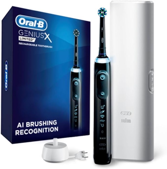 Oral-B Genius X Limited  Rechargeable Electric Toothbrush - Black