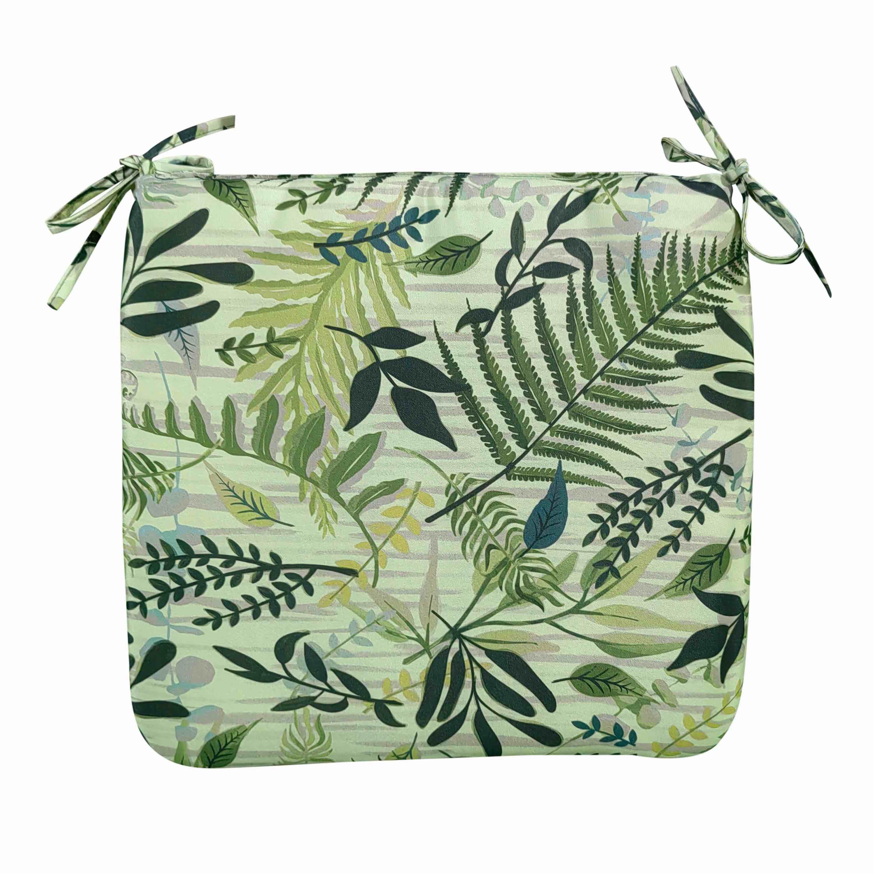Classic Chair Cushion with Ties - Botany - 19"