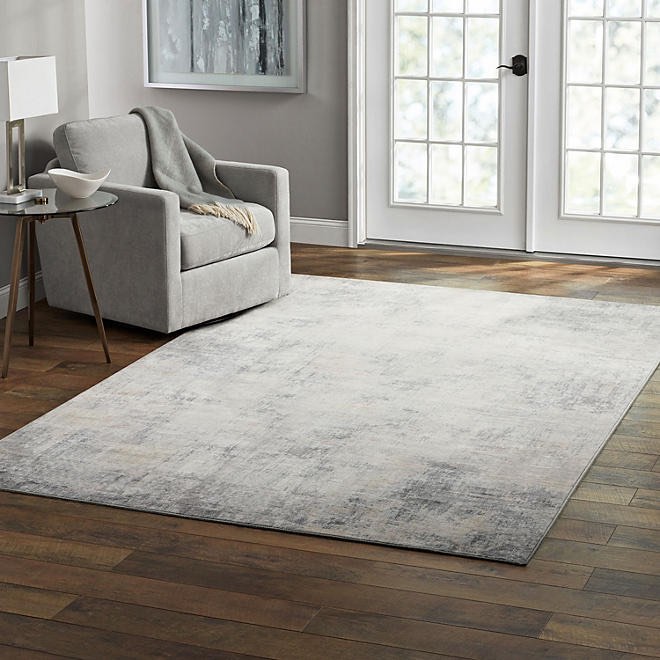 Member's Mark Everwash Washable Area Rug, 6'6"x 9'6", Assorted Colors